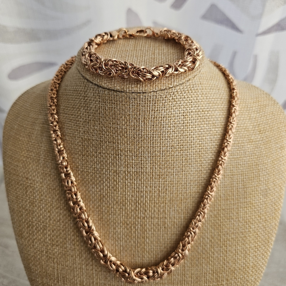 Milor Bronze Necklace and Braclet Set